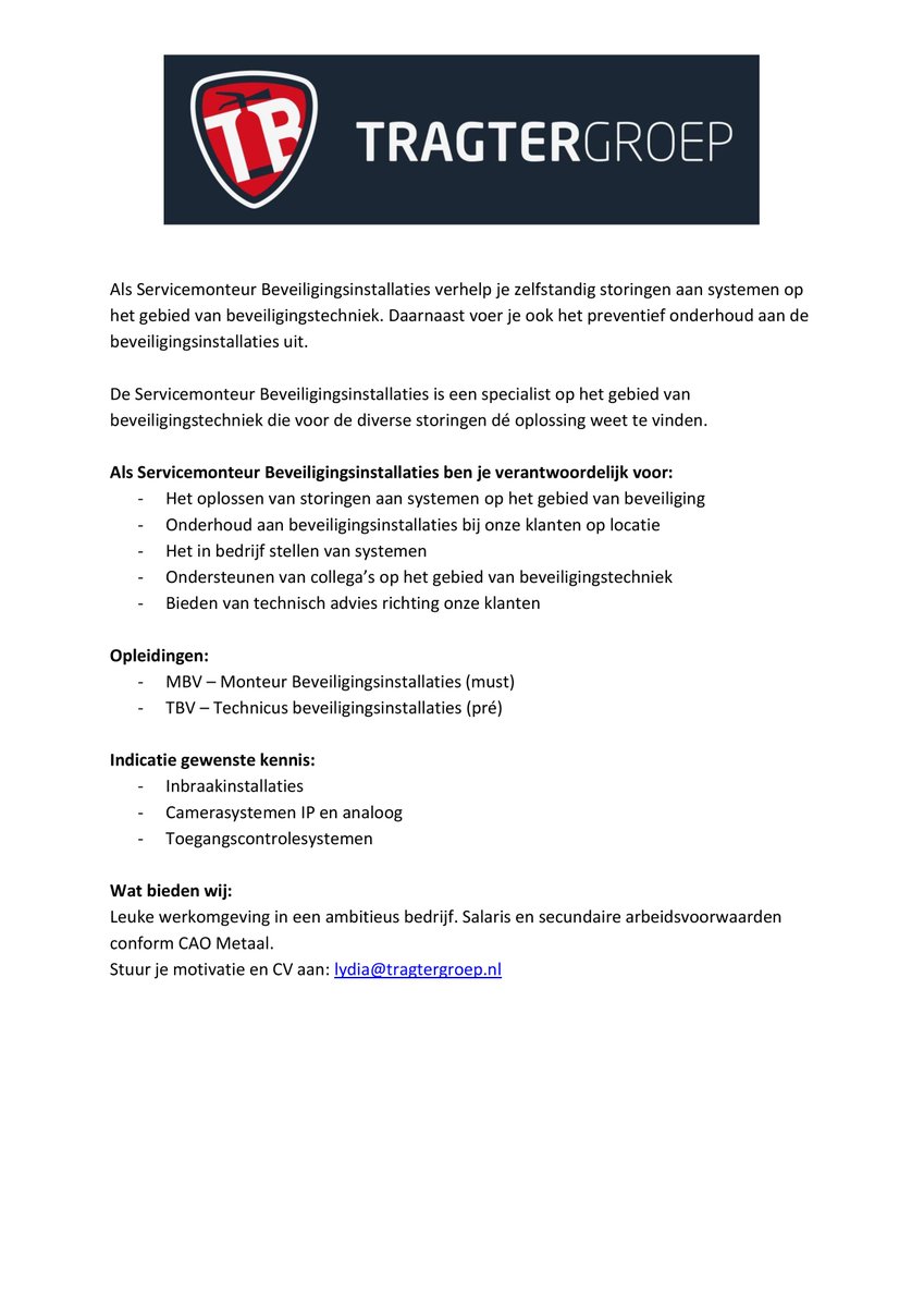 Tragter Groep tweet media