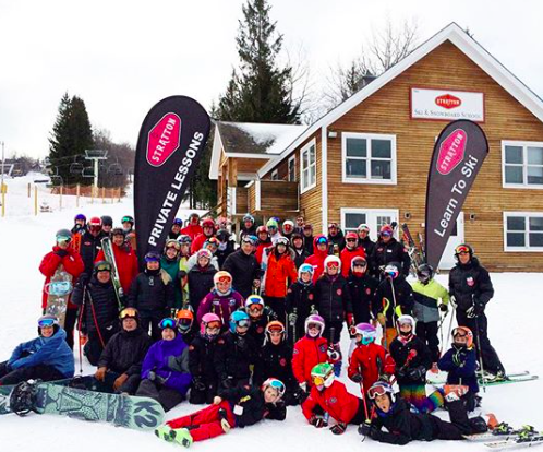 Learn2SkiBoard's tweet photo. @ski_vermont has some sweet beginner deals in Jan. It's @Learn2SkiBoard Month. Show us your #firsdayfaces https://t.co/XnASIqpRYK