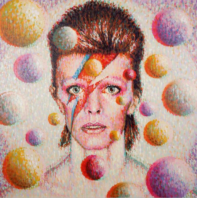 David Bowie by Jimmy C. #tajan_auction #urbanart #2015 #Remember #DavidBowie