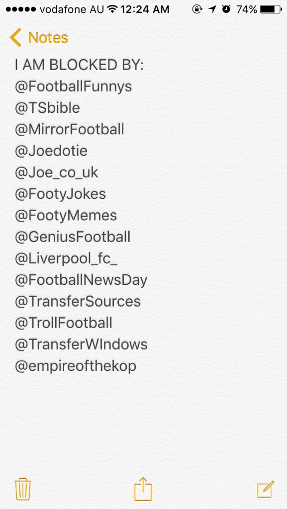 Stop_ClickBait's tweet image. Update blocked by @empireofthekop after 1 tweet to the about Marko Grujic being claustrophobic takes the total to 14