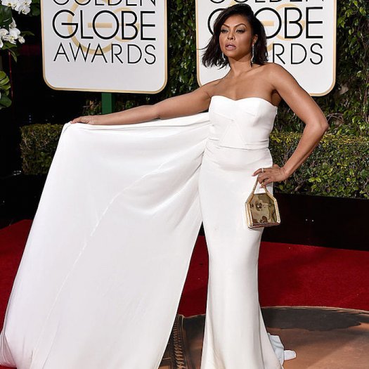 Shape_Magazine's tweet photo. .@TherealTaraji, @EvaLongoria, @JLo  and more fit celebs who SLAYED at the #GoldenGlobes: https://t.co/9oU0k80Be8 https://t.co/EDDn0dQAfj