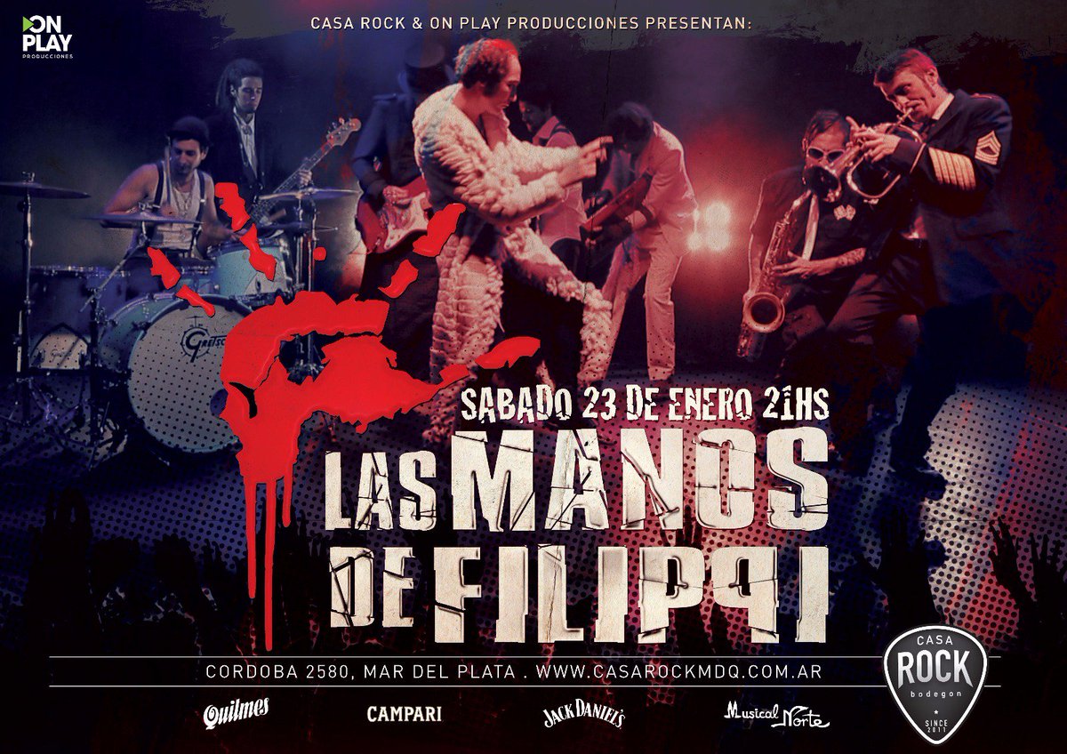 lmf_oficial's tweet photo. El sábado 23 en @casarockmdq. #Verano2016LMF vía @EnterArteMDP
https://t.co/IlcWShhnyR https://t.co/dJT0trt152