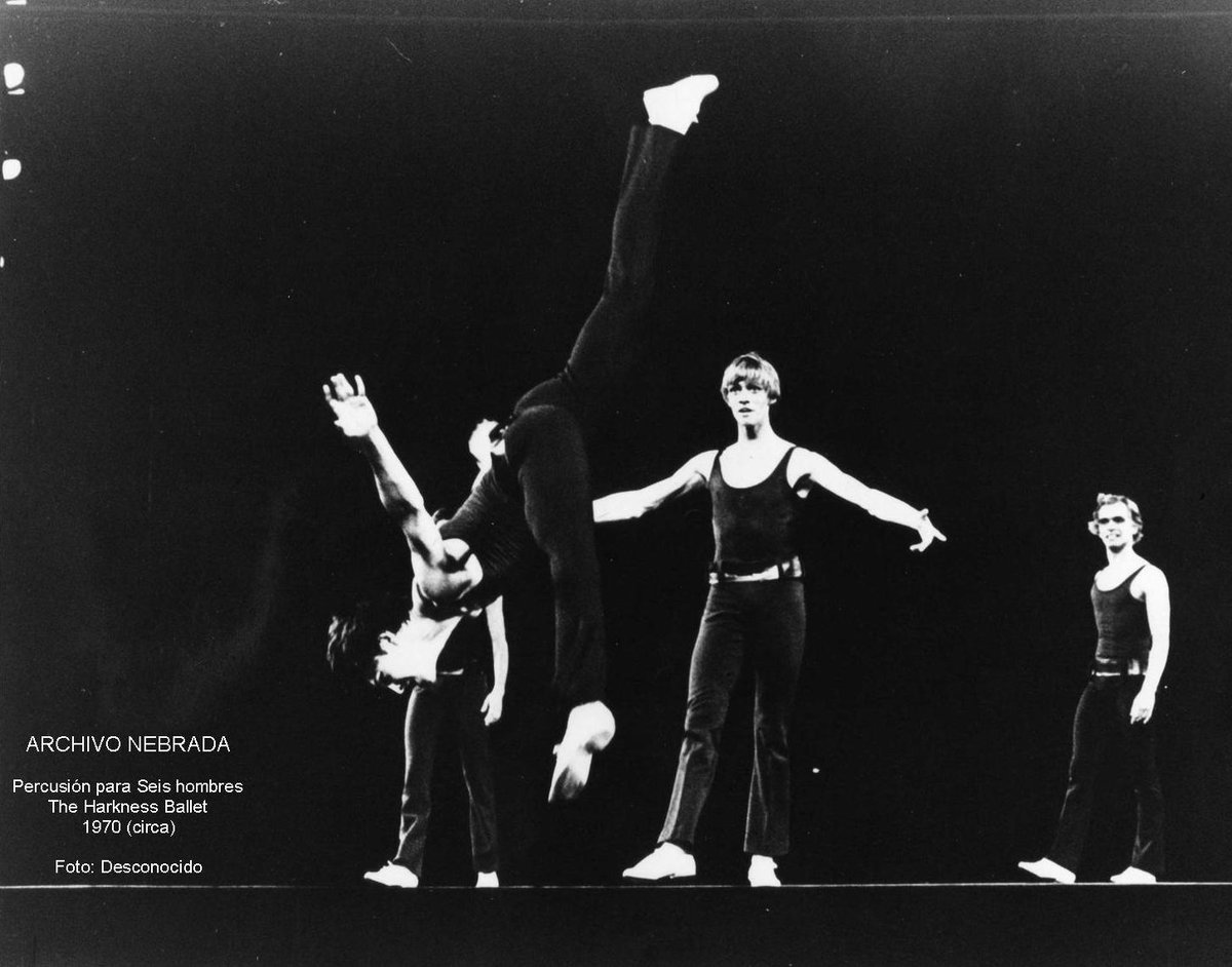 Nebrada_Found's tweet image. Percusión para seis hombres - Harkness Ballet