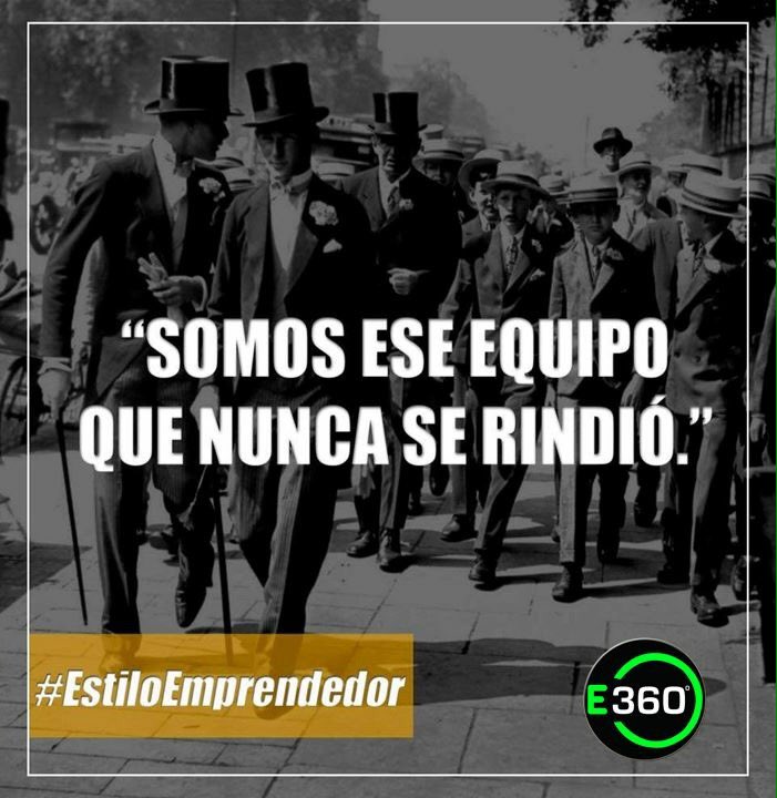 Empr360's tweet image. Somos ese equipo que nunca se rindió. #Emprendimiento360