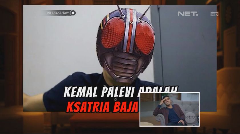 DinniFahrudien's tweet photo. Yg samasama jomblo hiii"@netmediatama: TERBUKTI! @kemalpalevi adalah Ksatria Baja Hitam. Wowww! #IniTalkshowNETbaru https://t.co/6tyvyXoZ6l"