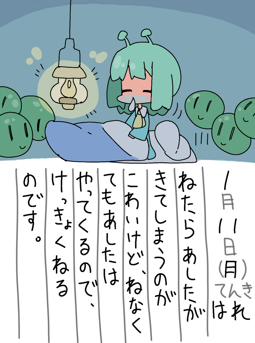 1/11の絵日記です。 
