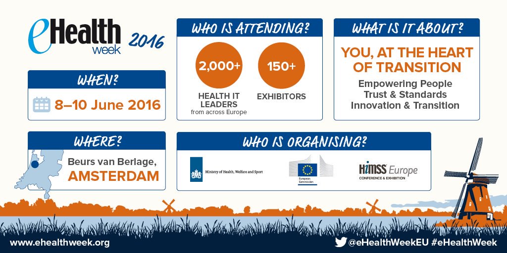 How is digital tech changing #healthcare? Discuss at #eHealthWeek bit.ly/1N2UPUD #EU2016NL #ehealth