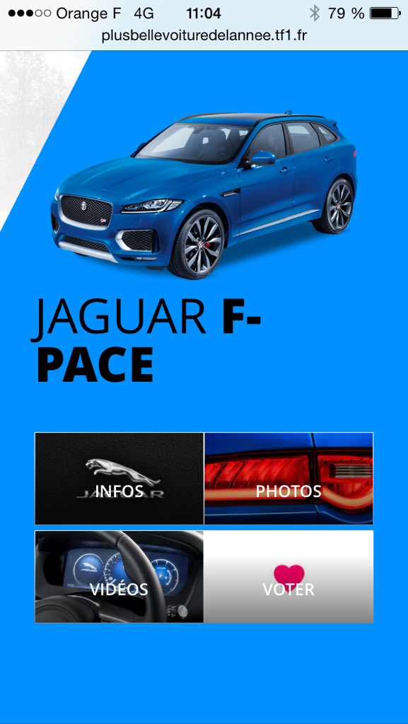 <a href="/IanCallum/">Ian Callum CBE</a> <a href="/theragers/">Richard Agnew</a> would you see #FPACE as the most beautiful car of the year? Vote! plusbellevoituredelannee.tf1.fr/cars.html#jagu…