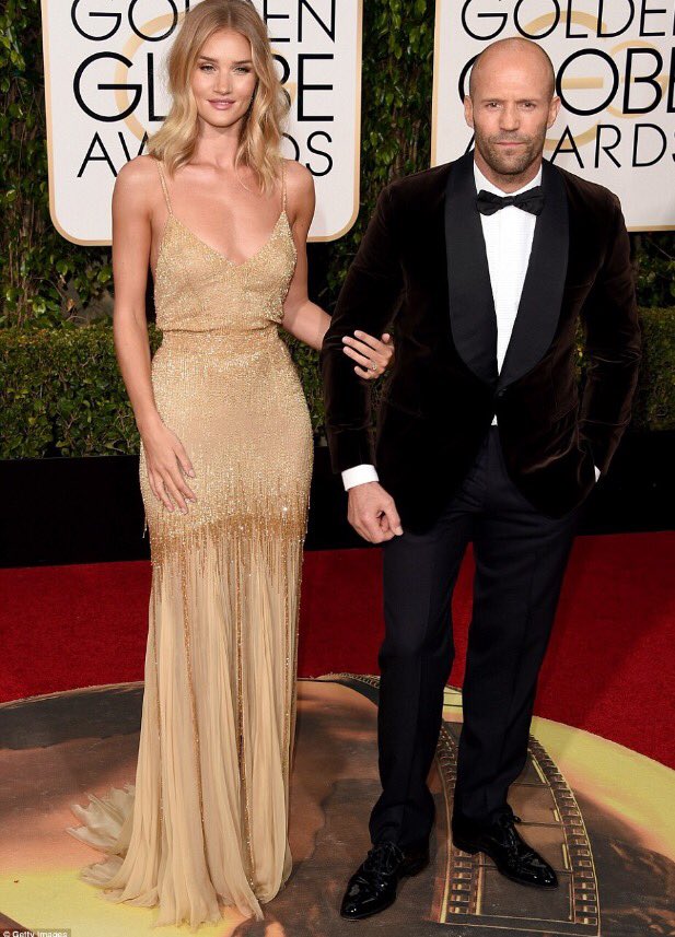 georgiaheap's tweet photo. Killing it 😍💍 #heputaringonit  #unluckyboys #goldenglobes https://t.co/pJDwXMLf2k
