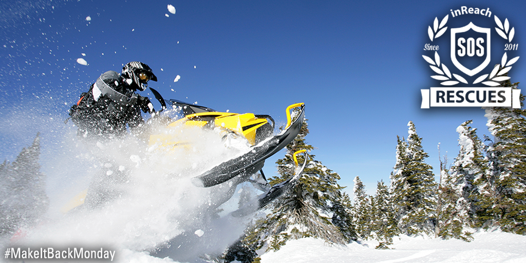 DeLormeGPS's tweet photo. #MakeItBackMonday — 1/9/16: A snowmobiler in Alberta suffered a broken femur & pressed SOS > https://t.co/J2MbQddORd https://t.co/24DRLlzpjz
