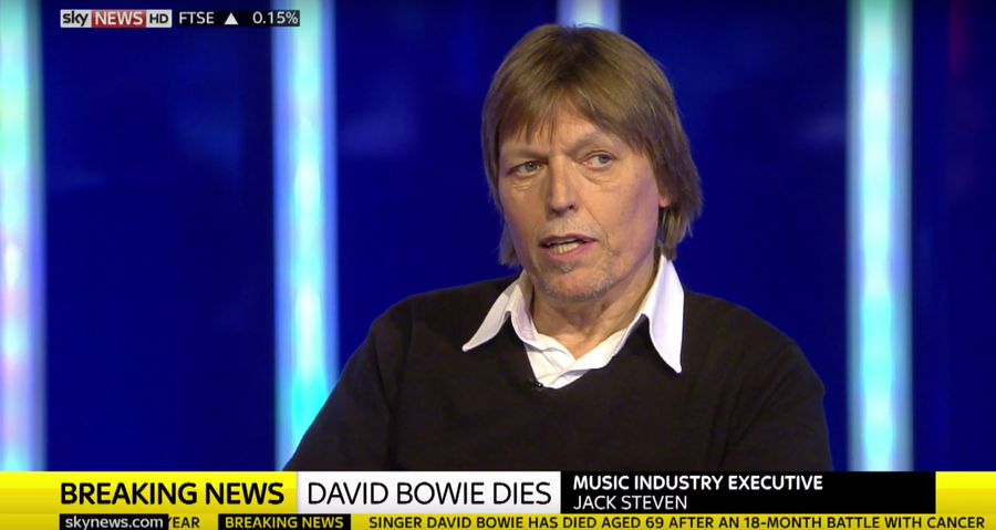 Bowie S Doppelganger Jack Steven Appears On Sky News To Talk About The Singer Metro News