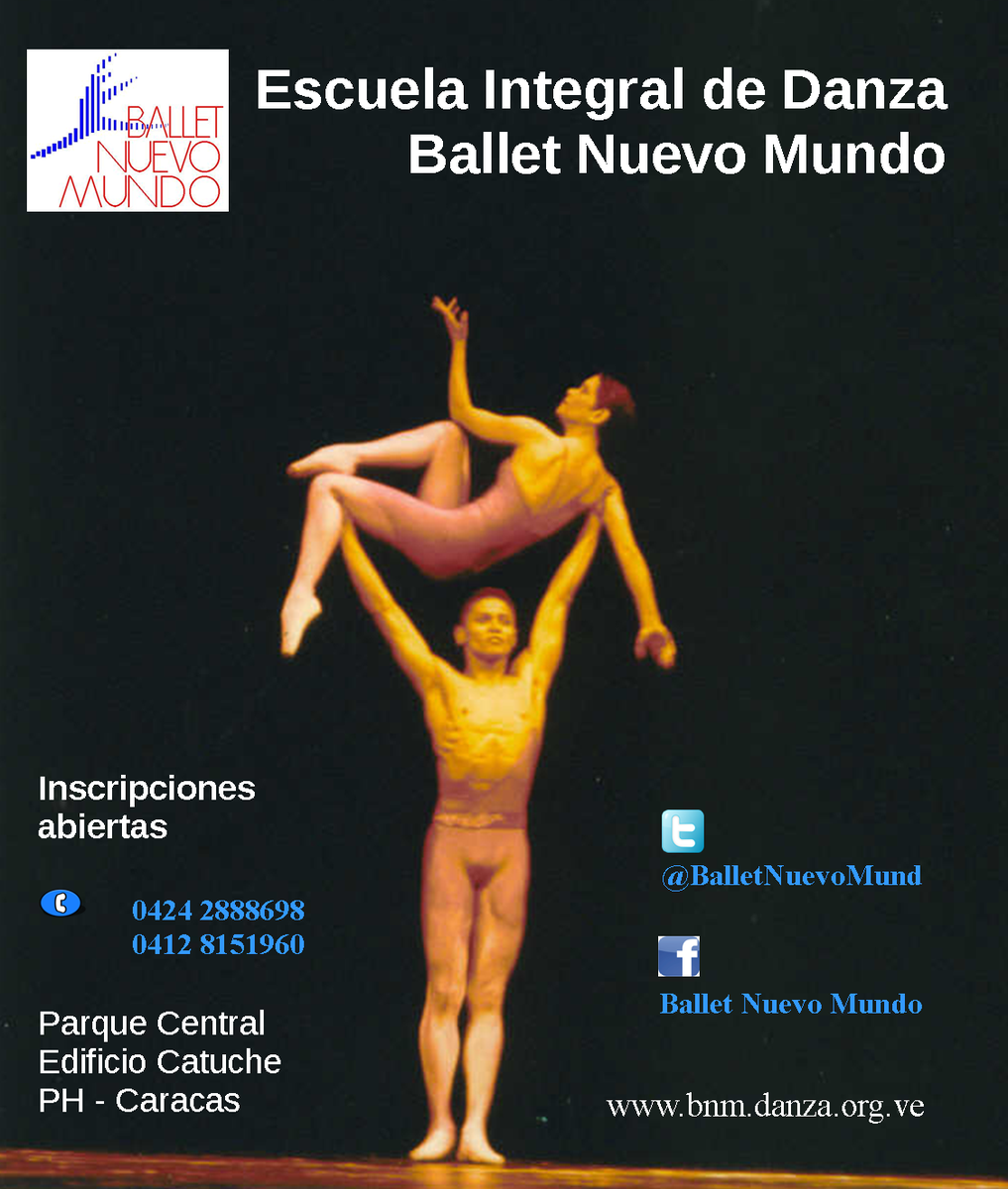 BalletNuevoMund's tweet image. Escuela Integral de Danza Ballet Nuevo Mundo inició sus actividades 2016 hoy!