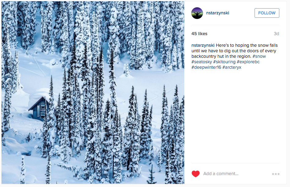 Arcteryx's tweet photo. 10 #deepwinter16 winners. Choosin' wasn't easy! https://t.co/1j30gefmMu https://t.co/YwhSMvGGOU