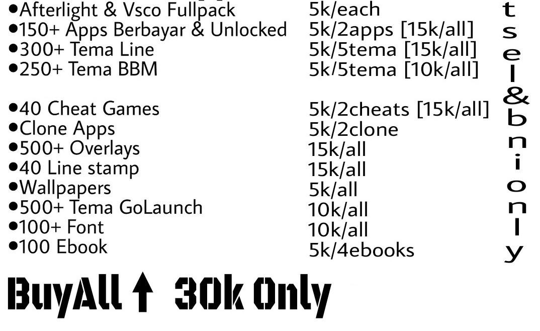 fauxwift's tweet photo. PRICELIST / each

PAKET RESELLER BELI SEMUA YANG ADA DI LIST CUMA 30.000 via Tsel /BNI

Tag yang on retweet https://t.co/4W27ZonzCP