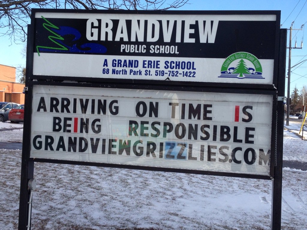 CarolAnnSloat's tweet photo. Small things can make a big difference #Grandviewgrizzlies @GEDSB #Character8 https://t.co/UHX03FFSC7