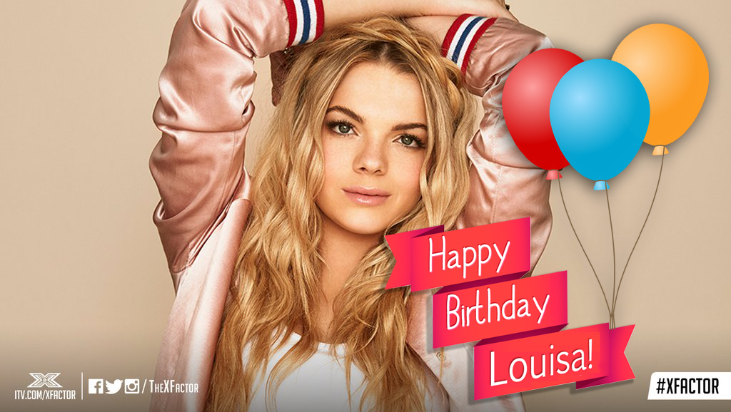 TheXFactor's tweet photo. 🎉🎊🎉🎊
HAPPY 18TH BIRTHDAY @louisa! 
🎉🎊🎉🎊 https://t.co/u1TWemKB9p