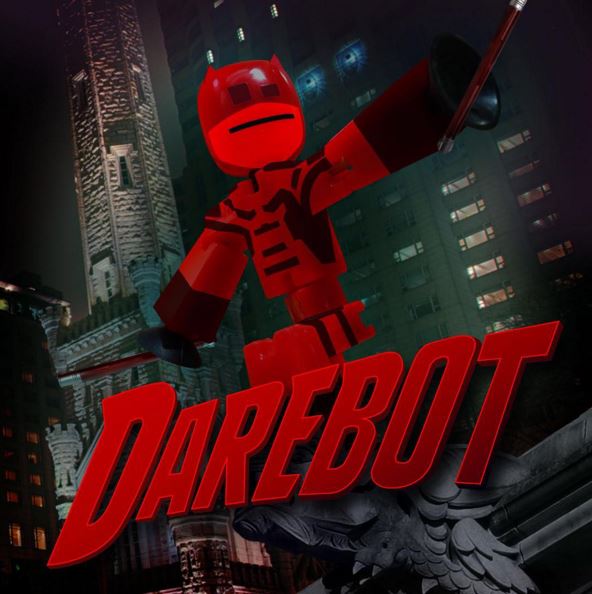 stikbotlatam's tweet photo. #Stikbot malulo ! 
#Daredevil #MrRed #Movie #Marvel #DareBot https://t.co/kHDNxoptKx