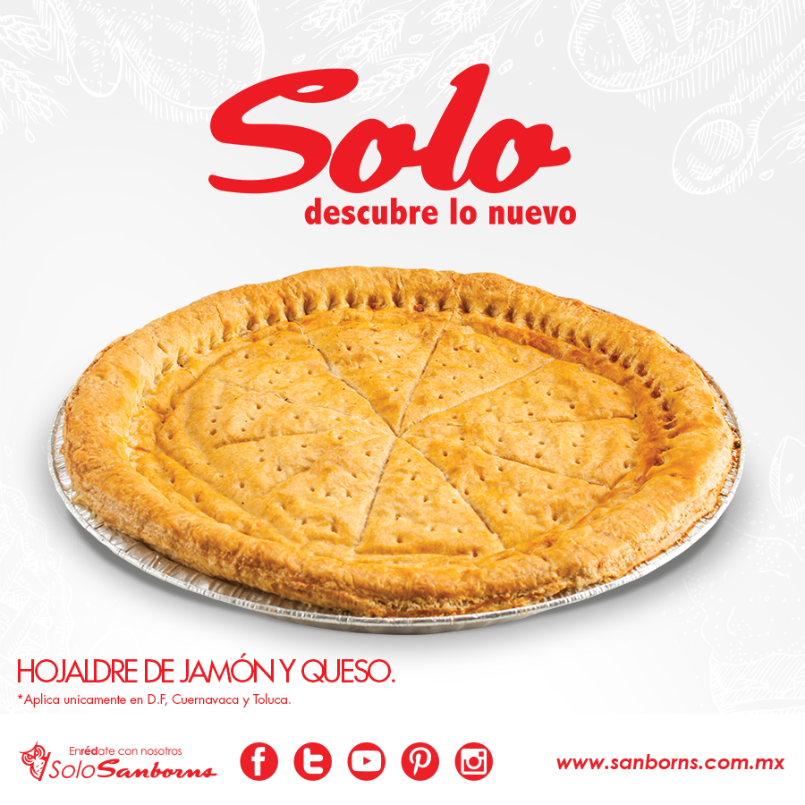 solosanborns's tweet photo. Con gran sabor y extraordinaria textura… Solo prueba nuestro Holadre de Jamón y Queso, sabemos que te encantará. https://t.co/T5rbNBsJGB