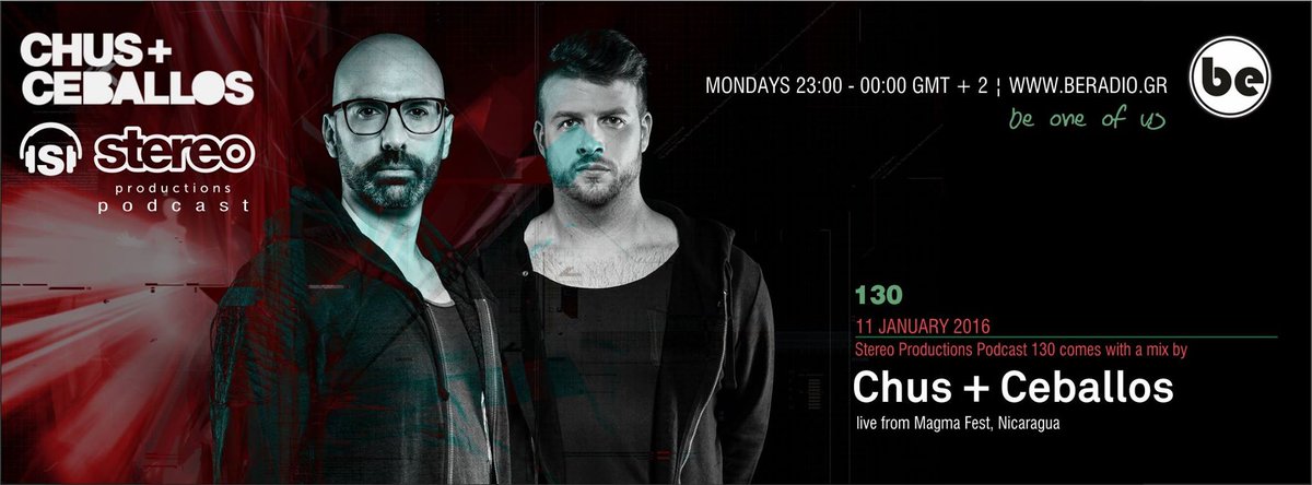 beradioAthens's tweet photo. 23:00 till 00:00 w/ @chusceballos live recorded from Magma Fest, Nicaragua! Join us now at https://t.co/UHEh3ximqW https://t.co/YQIr0MDzqT