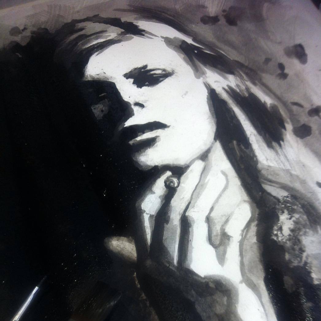 Ornellagallo's tweet photo. My tribute to David Bowie #icon #DavidBowie https://t.co/uBIsQu3q0x