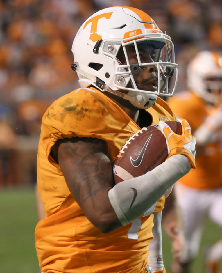 Vol_Football's tweet photo. #VolFact: All-American @CamSutton23 led @NCAAStats in punt return average (18.7) & holds #Vols career mark (16.0) https://t.co/E7hJGhlYdf