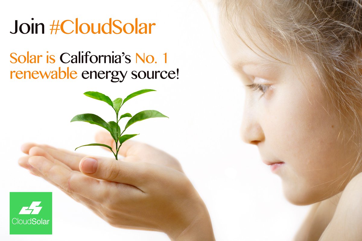 GoCloudSolar's tweet photo. #SOLAR surges past #wind, #hydro as #California’s No. 1 #renewable #energy! Join #CloudSolar https://t.co/I4dW4bC09z https://t.co/65wwPYFzR7