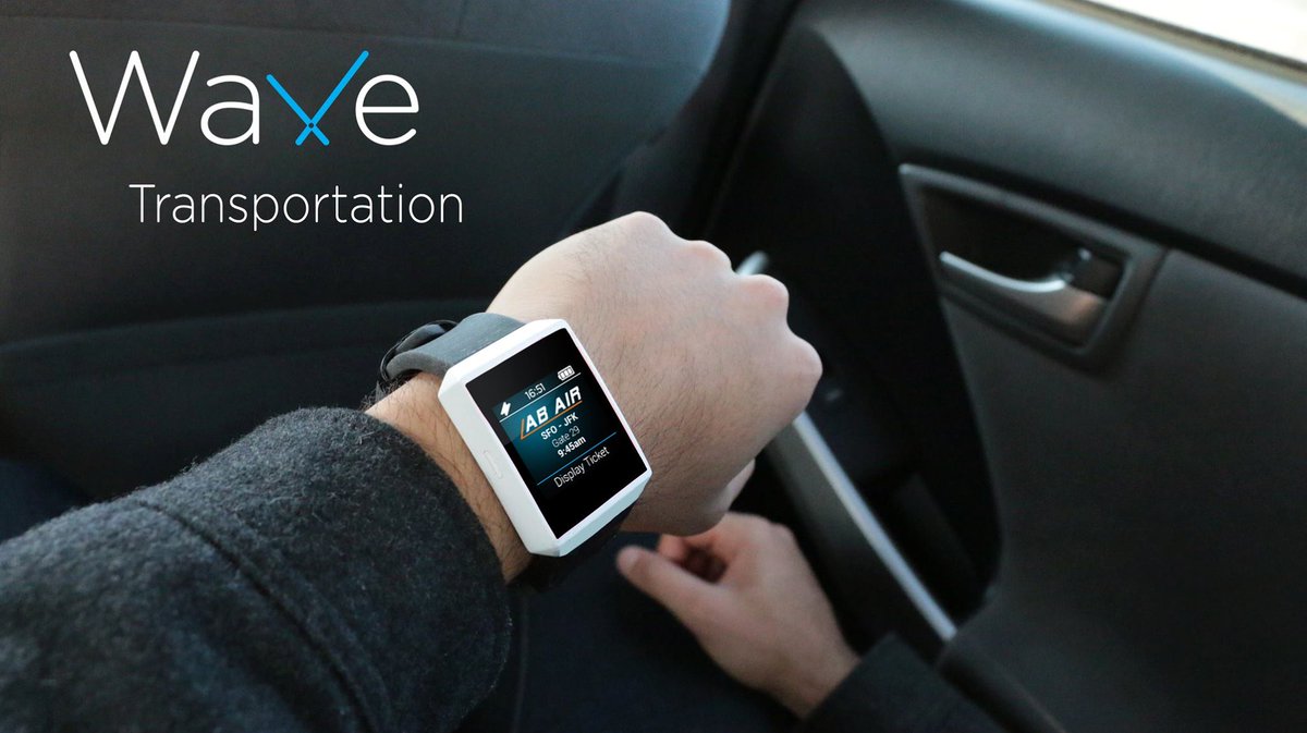 thewavewatch's tweet photo. Since you can upload QR codes on your Wave, you can use it to ease your travel experience! #smartwatch #Wearables https://t.co/GbTKbNQTwo