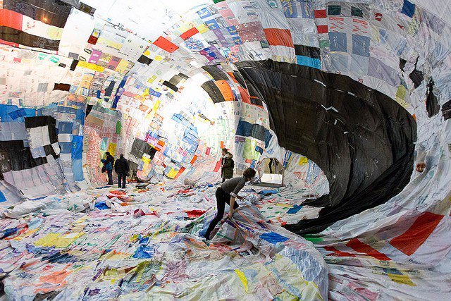MuseoAeroSolar's tweet photo. Museo Aero Solar 
in Palais de Tokyo, Paris, France 2015. 
https://t.co/LFIE57saCR
#tomassaraceno #museoaerosolar … https://t.co/ufbQj5HnBC