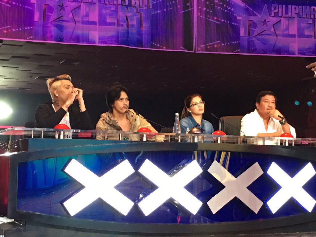 direklauren's tweet photo. #PGTSeason5 judges getting ready for the Manila Live Auditions Taping at Kia Theater. See you there! https://t.co/1aA7NjE8JJ