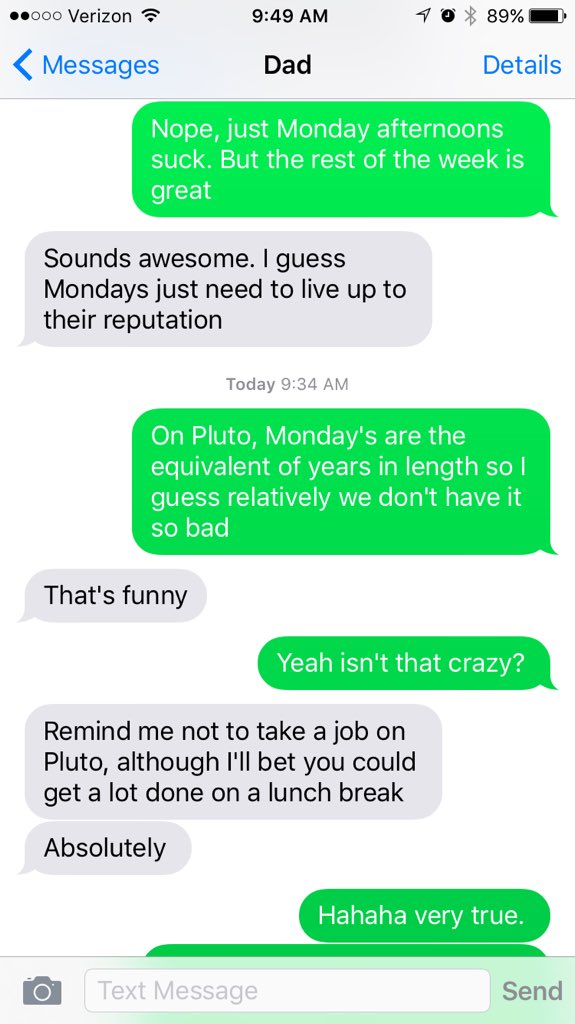 Conversations with pop. #HappyMonday