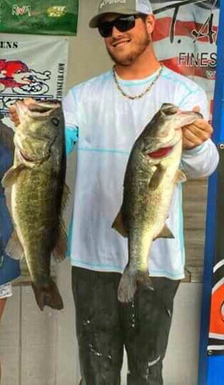 Cody Davis is the current Power Pole big bass leader with this 9 pounder