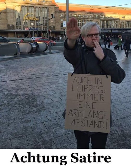 Achtung, Satire! #nolegida #le1101 #nopegida