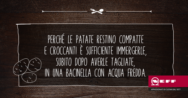 NeffChannel's tweet photo. #Fritte o al #forno? Comunque le preferiate è importante che le #patate restino croccanti e compatte. #NeffTips https://t.co/neYtuGv4kU