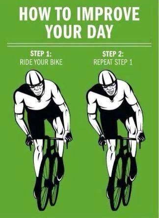 An easy two step process! #bicycle #cycling #mondaymotivation #rideyourbike