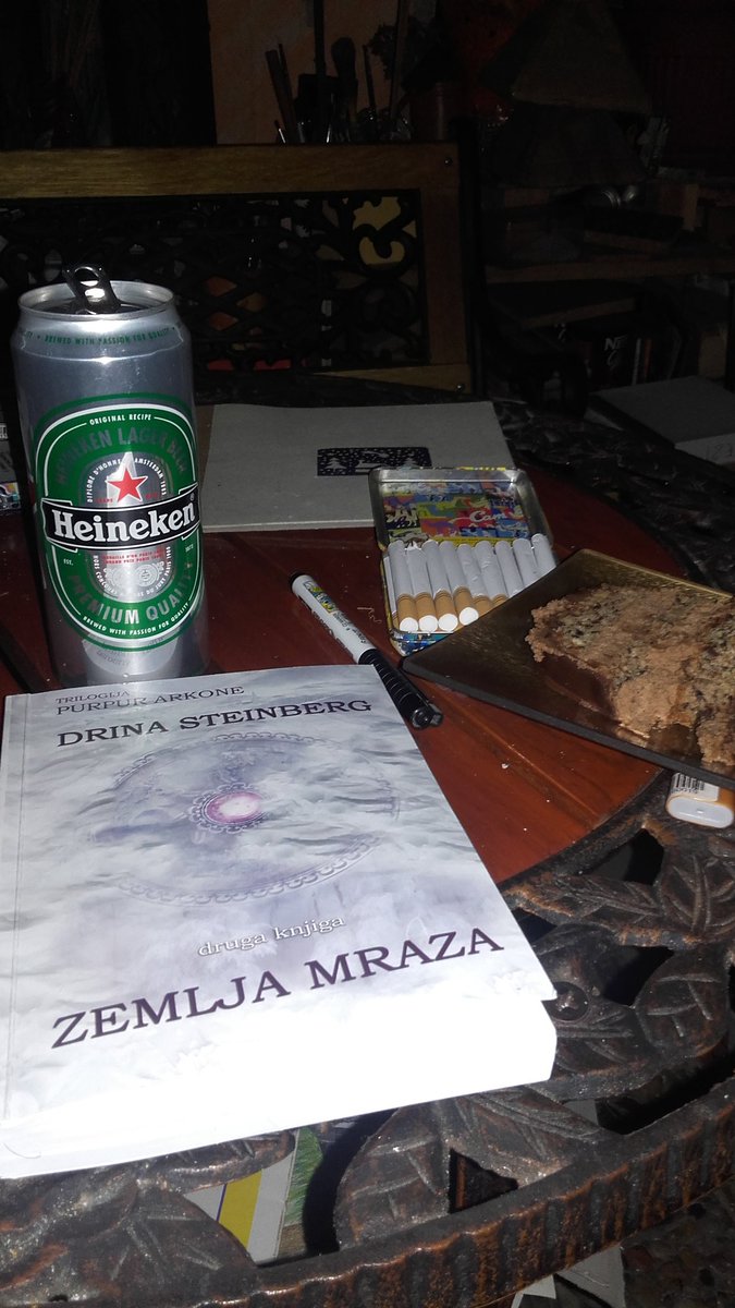 Branko65J's tweet photo. ujutru uz kafu predveče uz pivo :) sa @drinasteinberg u #ZemljaMraza #Purpur #Bejla #Dajbog #Jarilo #ruslanke :)) https://t.co/aKEUWCcJZv