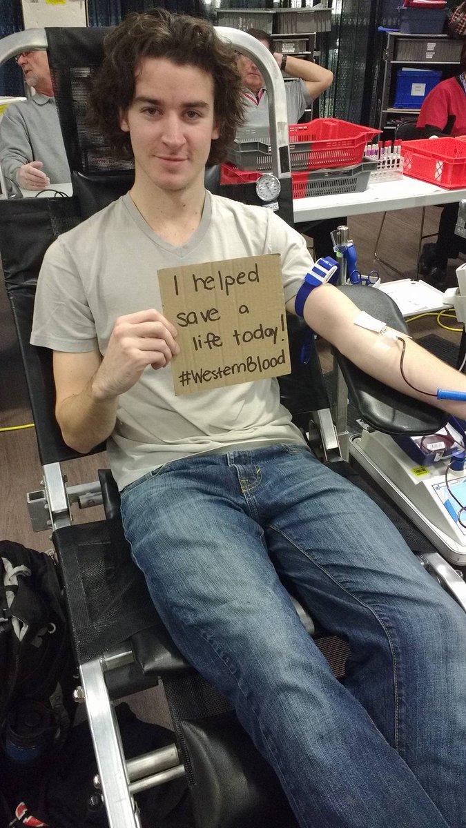 Western Gives Blood tweet media