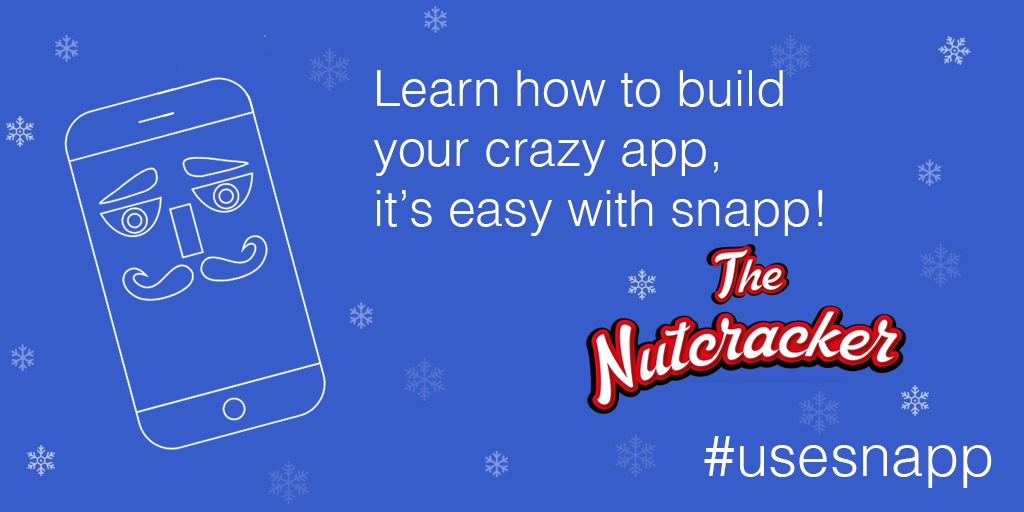 snappclick's tweet photo. Create your Nutcracker app .... you can fine the public project of the app at https://t.co/RtAlmB9h04 https://t.co/kXKiZhQoOU