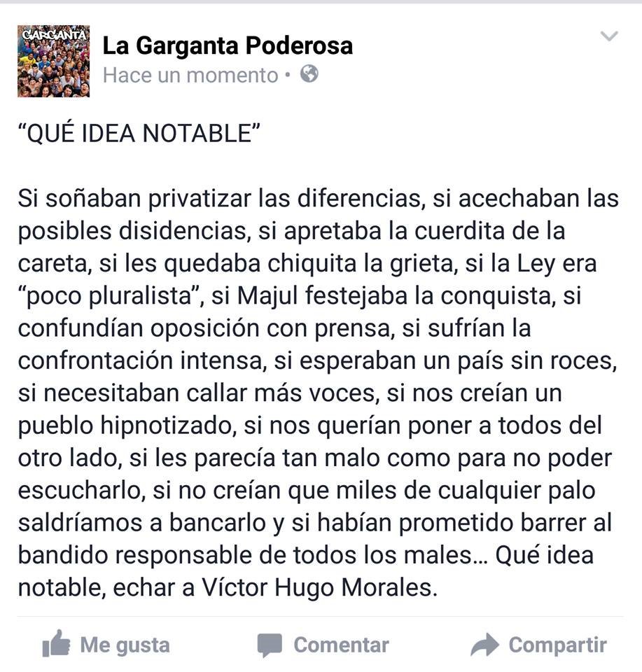 gargantapodero's tweet photo. Un abrazo de muchos brazos,
@vh590 https://t.co/yijM4zbhGr