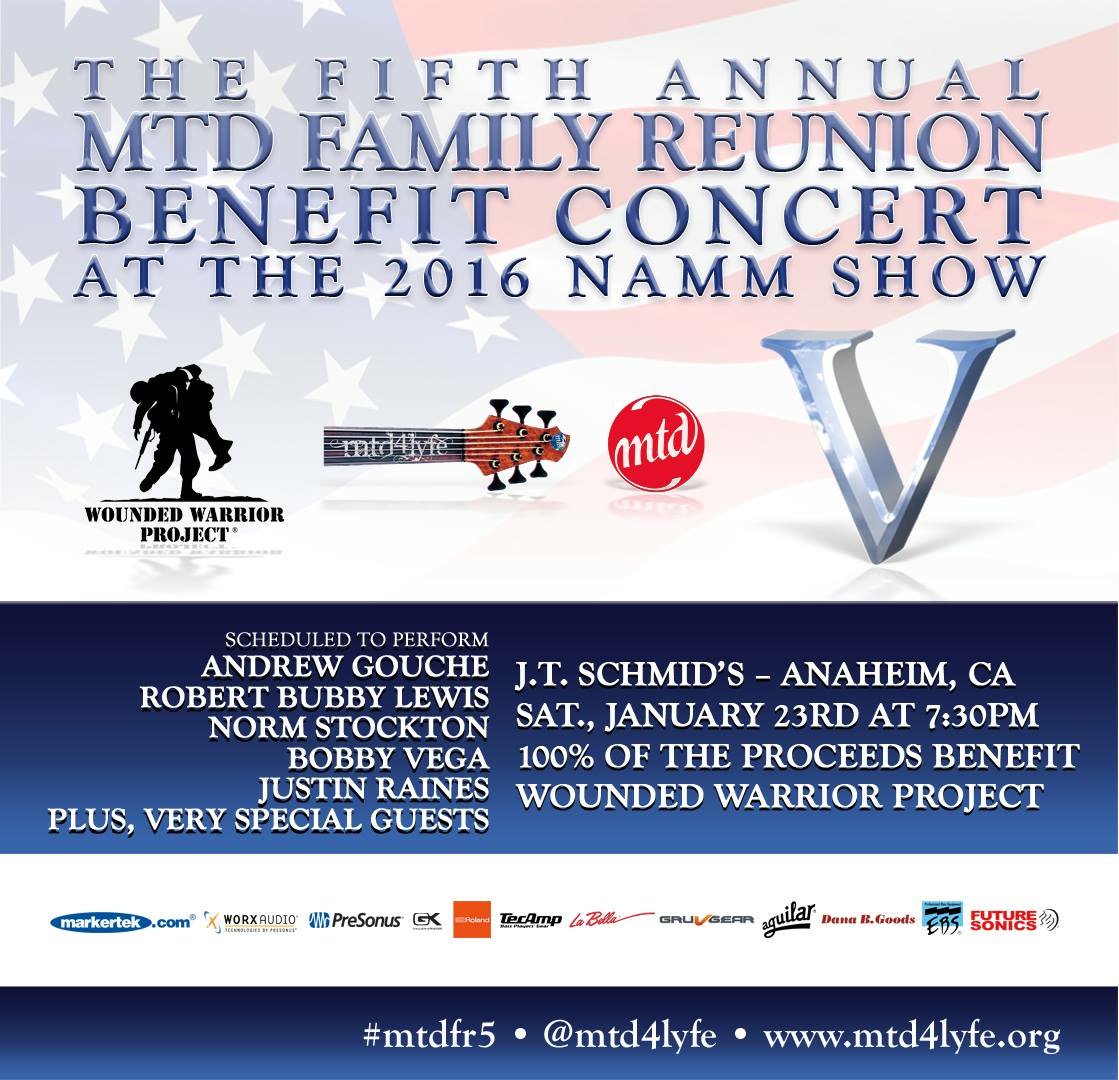 MTD4LYFE's tweet photo. Please support our amazing #MTDFR5 @wwp benefit concert event sponsors at @NAMMShow. #namm @FutureSonics @ebssweden https://t.co/1v1zFUTVkD