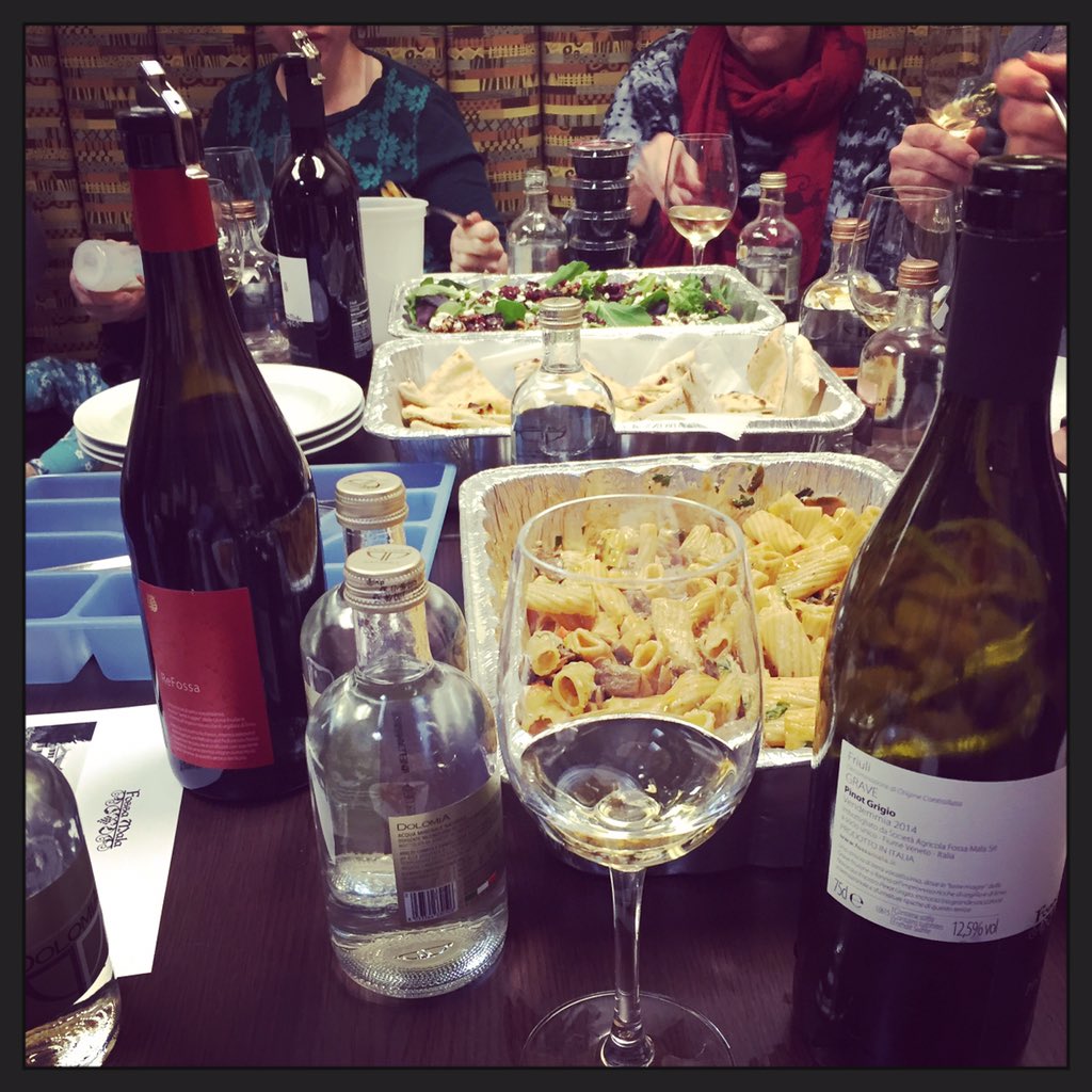 Serious warehouse tasting in process #FossaMala #CantiniereImports