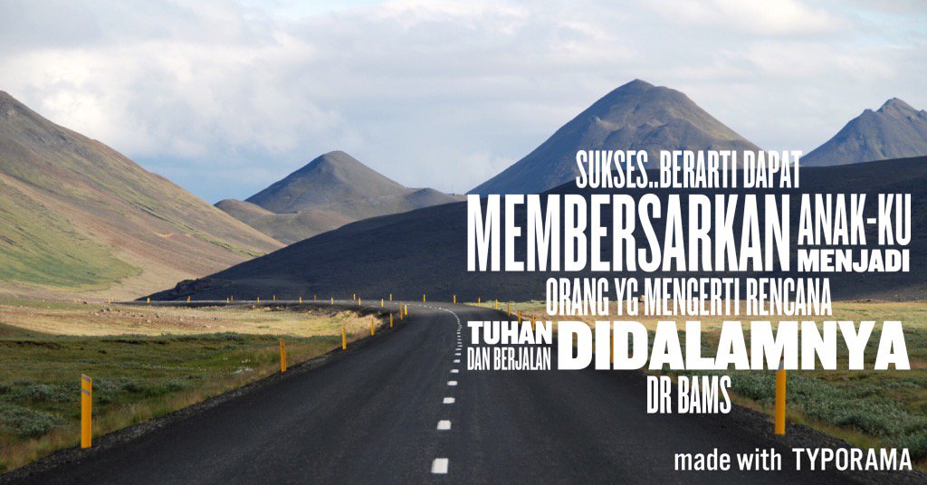 drbambangs's tweet photo. Sukses berarti ..membesarkan anak2ku mengerti rencana Tuhan dan berjalan didalamNya. https://t.co/io56GJvKKc