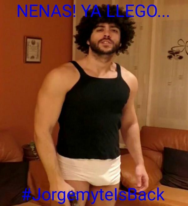 fanspapagiorgio's tweet photo. #JorgemyteIsBack NENAS PREPÁRENSE! https://t.co/BTtUOawN4y