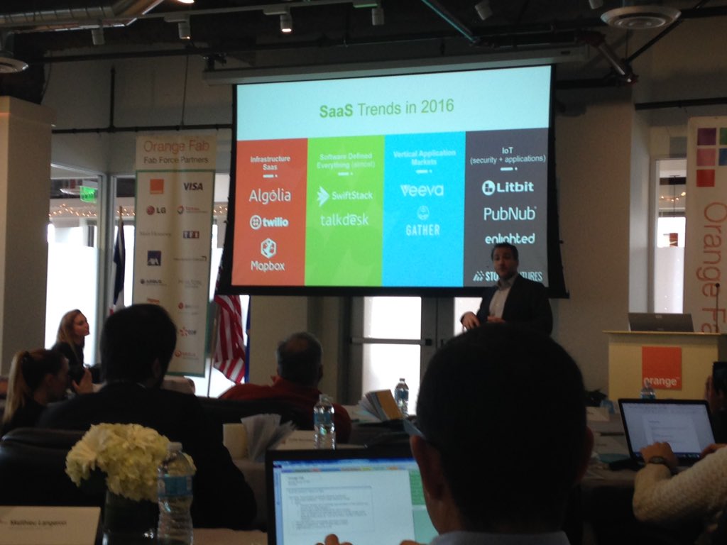DamGranet's tweet photo. SaaS trends 2016 'It's not about the data anymore, it's about the application' @RyanFloyd @stormventures #DeepDive https://t.co/li7R4KfMLV