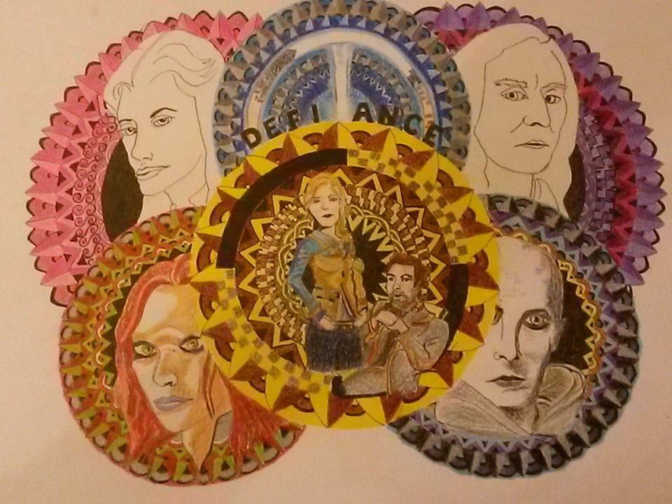 ShowMeFamily's tweet photo. I will probably be posting the finished product later tonight. 😃 #Defiance #CrapArt #CrapMandala https://t.co/JmsZ6GSkgO