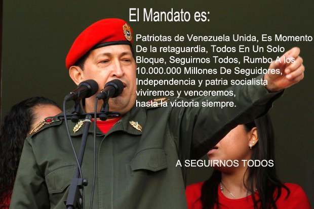 Seguidoresdecha's tweet photo. Rumbo A los  10.000.000 Millones De Seguidores, A Seguirnos todos Patriotas De Venezuela que amamos a nuestra patria https://t.co/RYjMkkPXZW