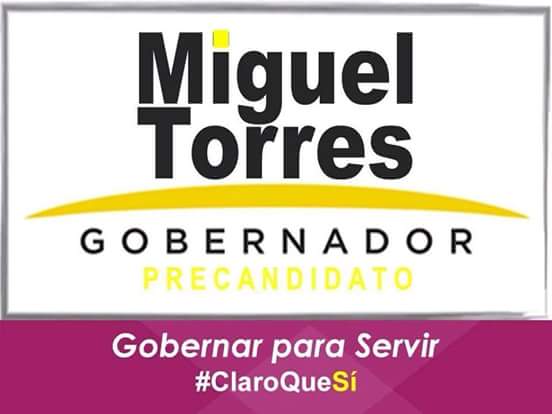 miguel1sanchez1's tweet photo. #MiguelTorresGobernador
#Elecciones2016 #ClaroQueSí
precandidato oficial #Torres16 https://t.co/3g5sWk8lUw