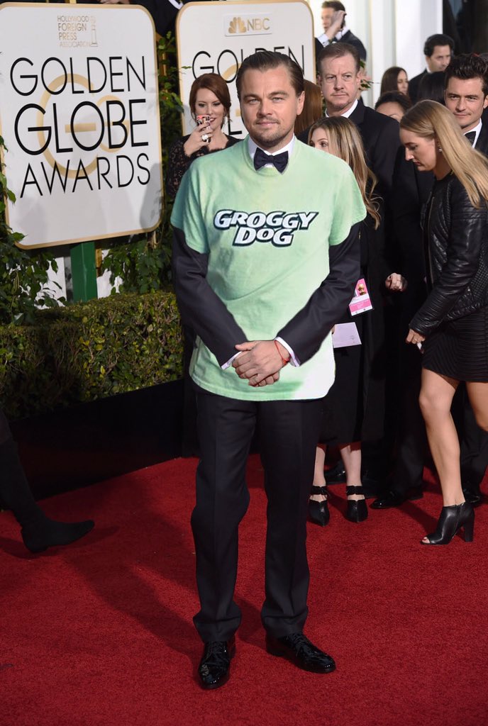 GroggyDog_'s tweet photo. There were some bold fashion choices at the #GoldenGlobes last night...but we're not complaining. https://t.co/hz73WsofFb