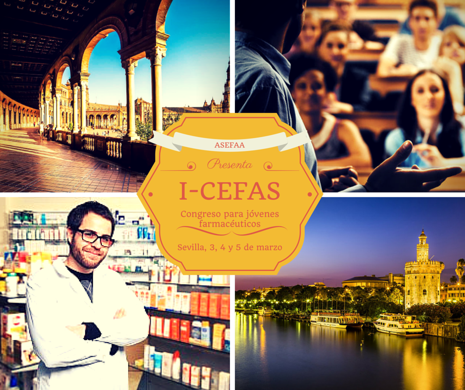 Congreso para jóvenes farmacéuticos en Sevilla! 3,4 y 5 de marzo, no faltes! #CEFAS