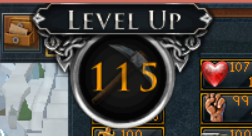 Aclysius's tweet photo. Yes here we go, 115 mining #grindscape https://t.co/RKIztvo1Uf