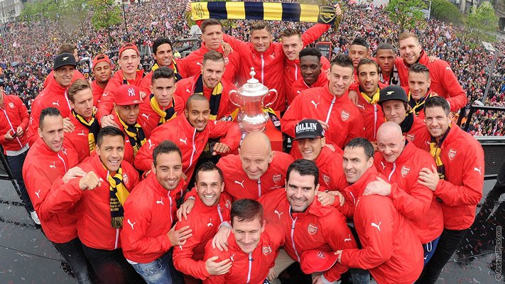 Arsenal's tweet photo. FA CUP DRAW: Arsenal will play Burnley in the fourth round of the competition https://t.co/fJqPwJH6lx